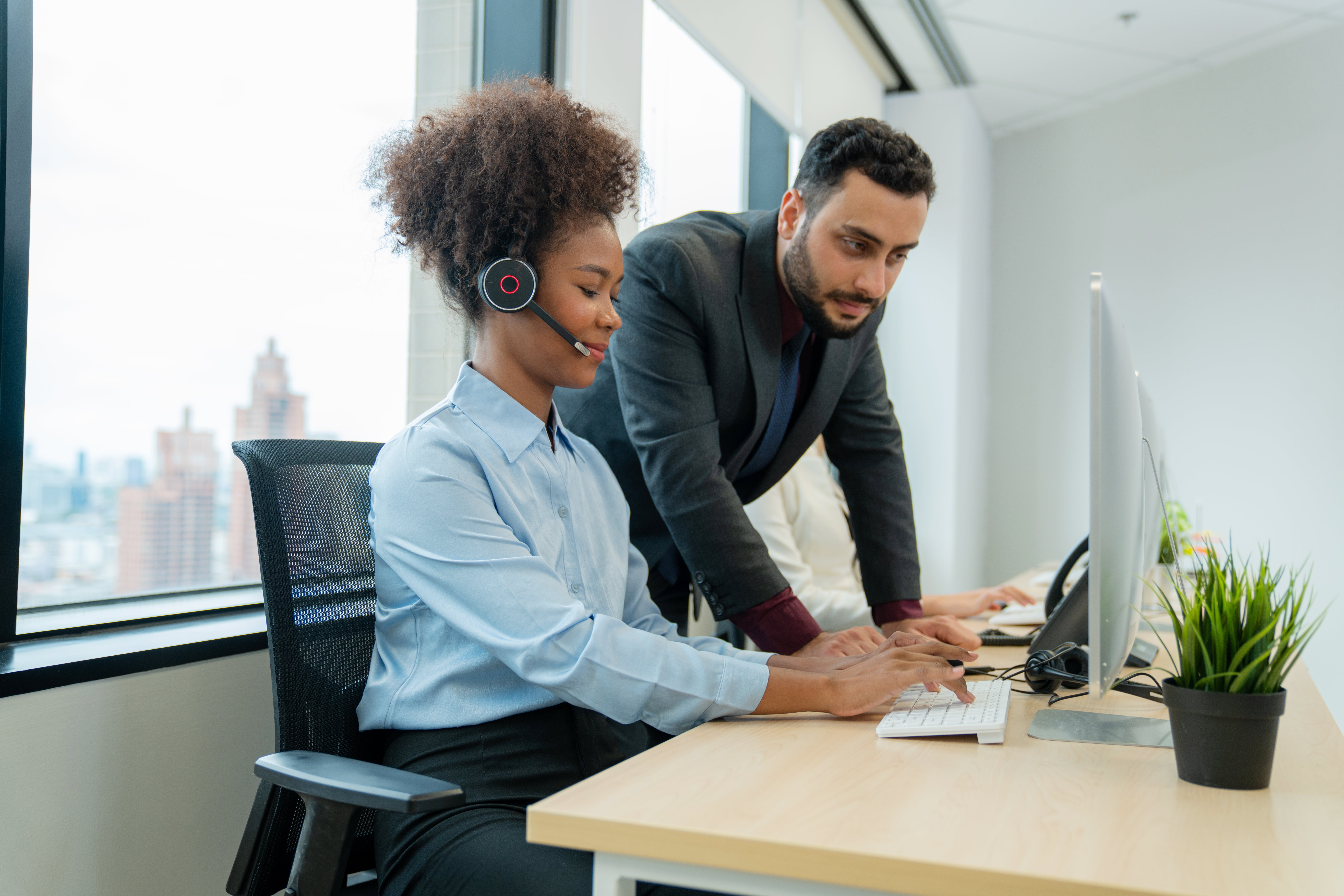 Centro de contacto y llamadas